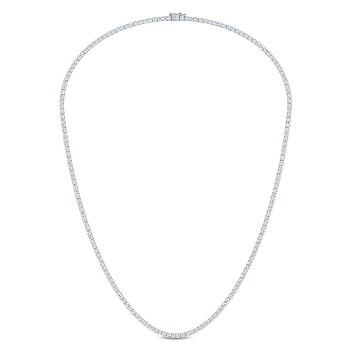14K 5.00CT LAB DIAMOND NECKLACE TENNIS 17 INCH