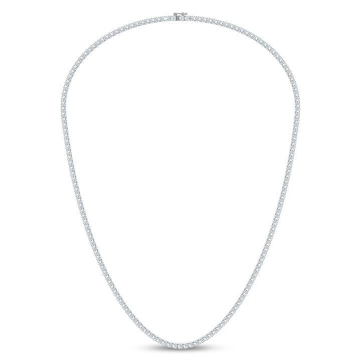 14K 7.00CT DIAMOND NECKLACE 17INCH