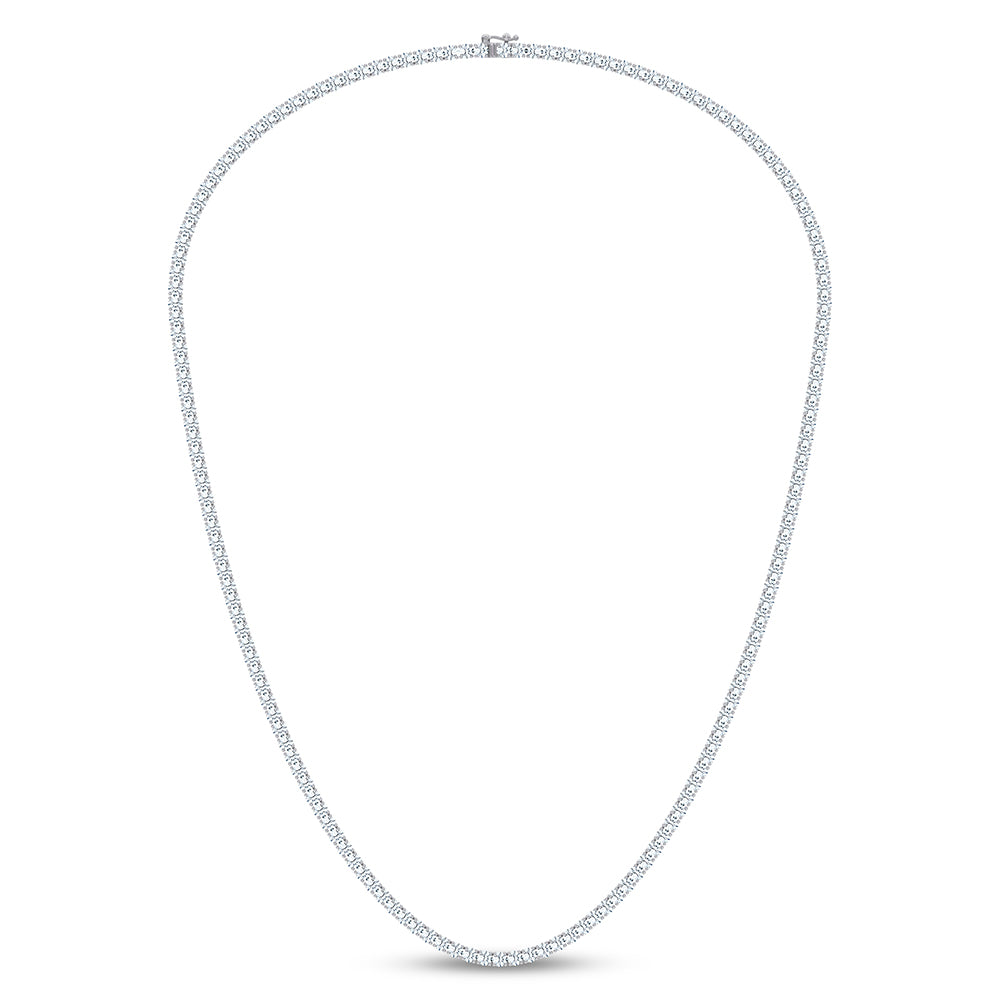 14K 7.00CT DIAMOND NECKLACE 17INCH