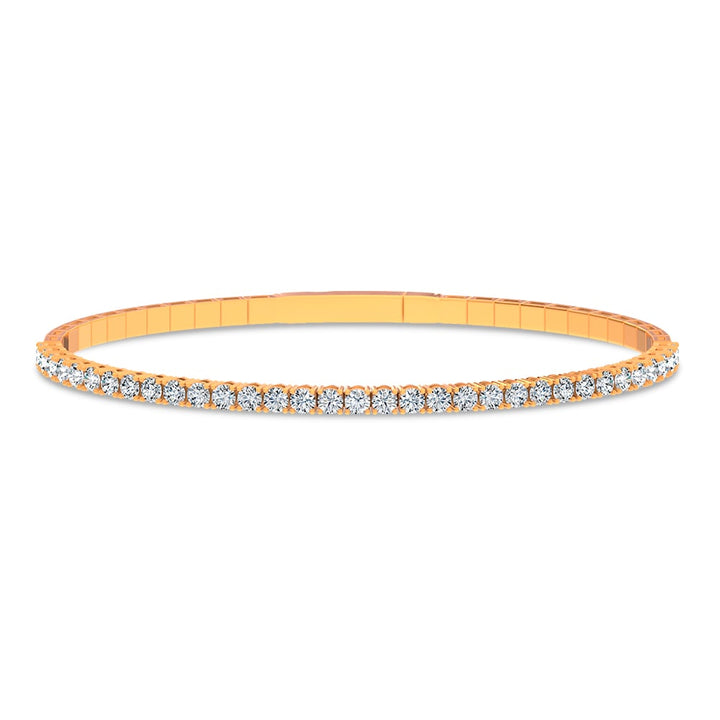 14K 2.00ct Lab Grown Diamond Bangle
