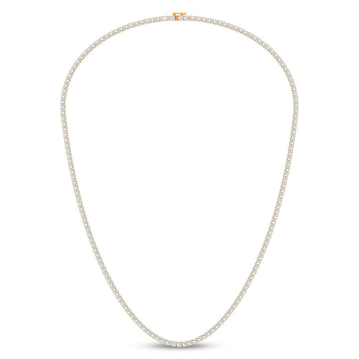 14K 7.00CT DIAMOND NECKLACE 17INCH