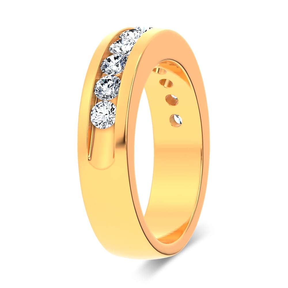 14K 1.00CT DIAMOND MEN'S RING
