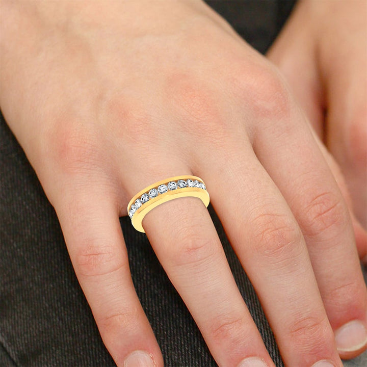 14K 1.00CT DIAMOND MEN'S RING