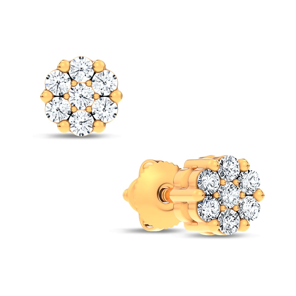 14K 0.25CT DIAMOND EARRING