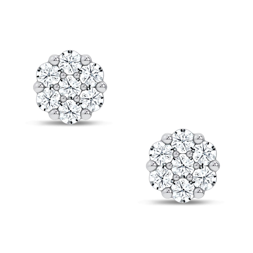 14K 0.15CT  Lab Grown DIAMOND EARRING