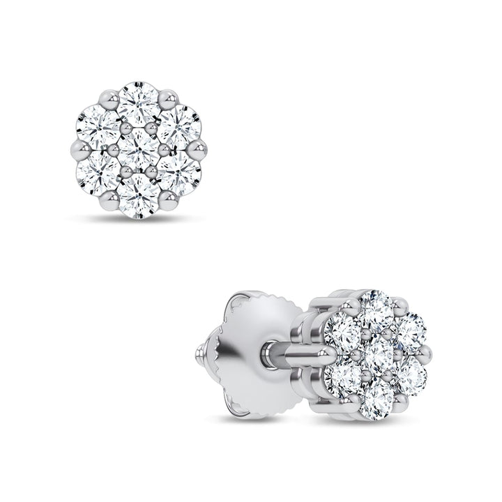 14K 0.15CT  Lab Grown DIAMOND EARRING