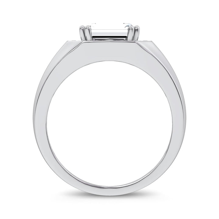 14K 1.98CT Certified Lab Grown Mens Ring