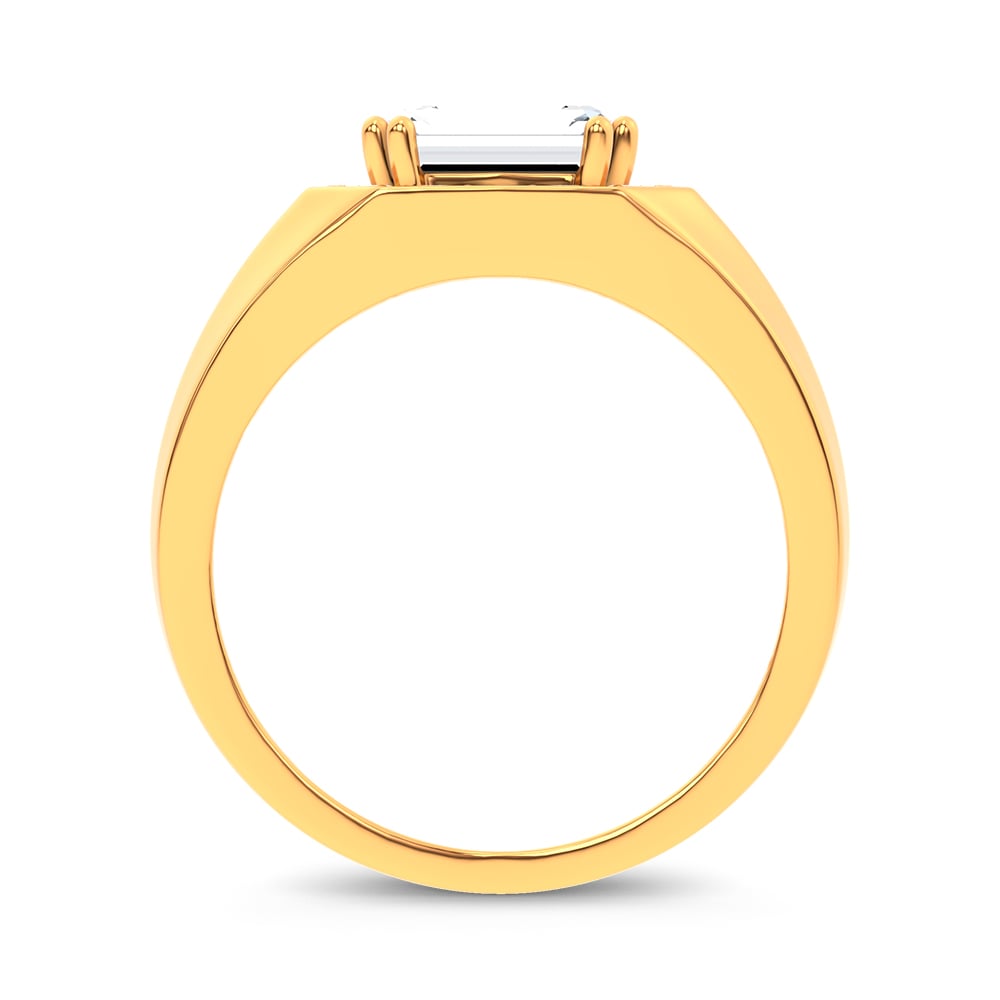 14K 1.98CT Certified Lab Grown Mens Ring