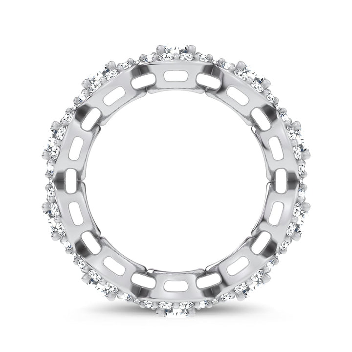 14K 3.00CT Certified Lab Grown Band