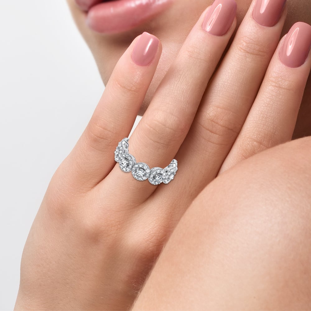 14K 3.00CT Certified Lab Grown Band