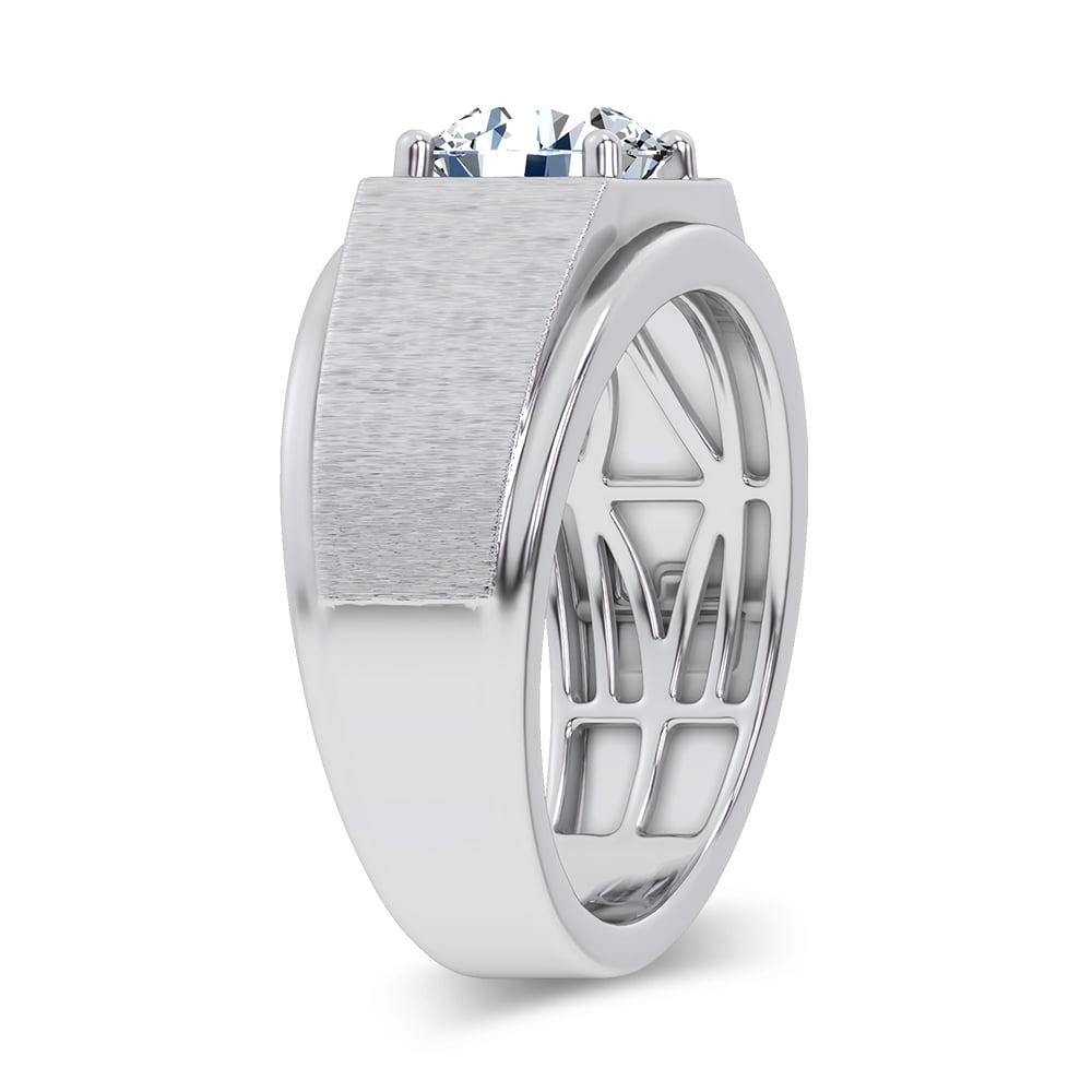 14K 2.00CT Certified Lab Grown Mens Ring