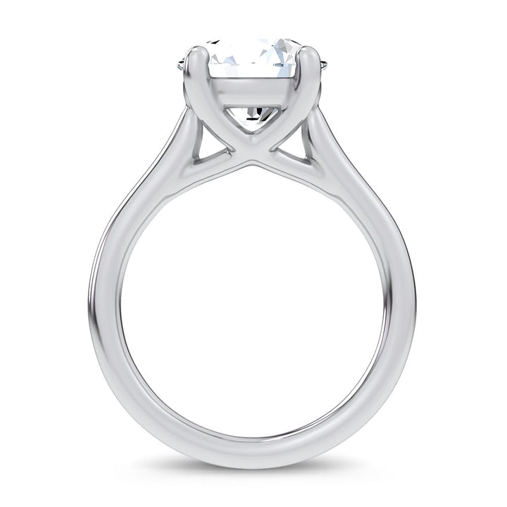 14K 4.00CT  Certified Lab Grown Solitaire Ring