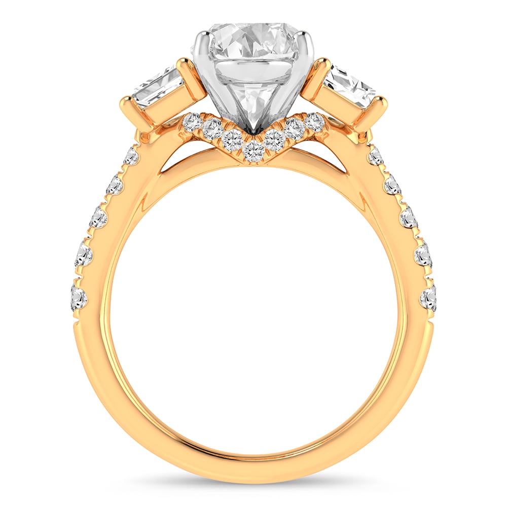 14K 4.33CT Certified Lab Grown Diamond Ring