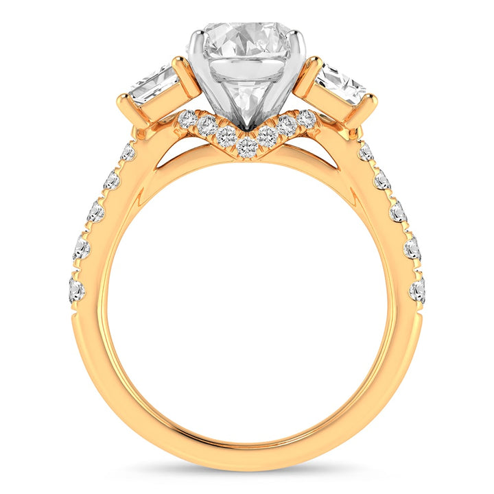 14K 4.33CT Certified Lab Grown Diamond Ring