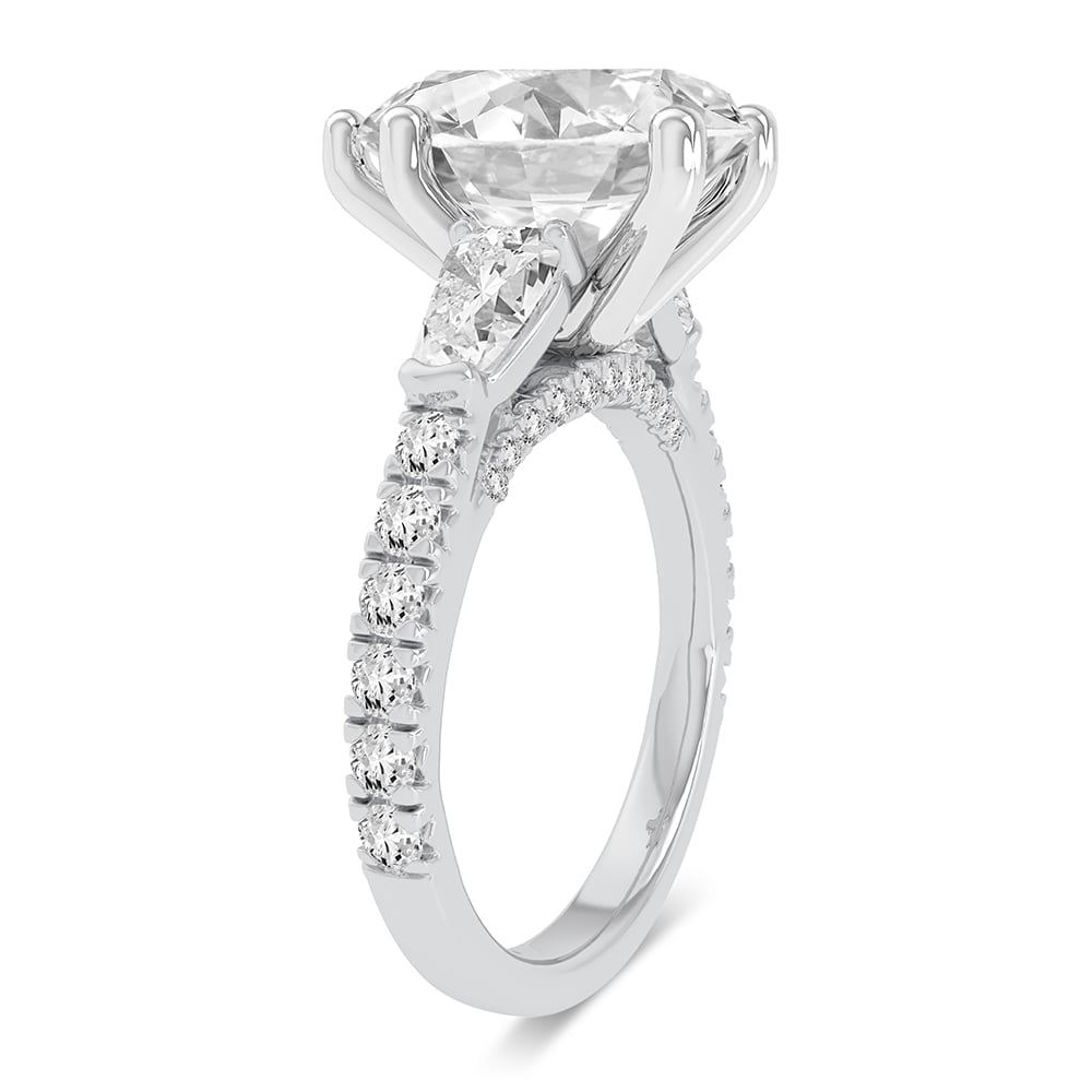 14K 2.79CT Certified Lab Grown Diamond Ring