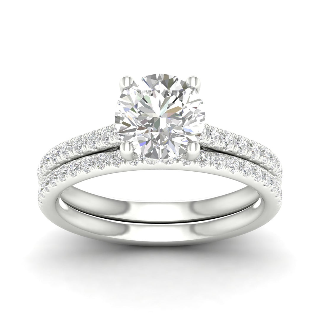 Platinum 2.50CT  Lab Diamond Bridal Ring