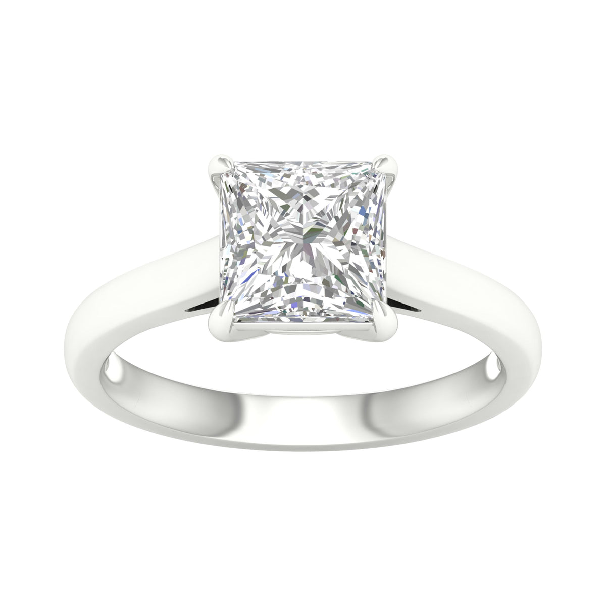 14K 5.00CT  Certified Lab Grown Diamond Ring ( IGI Certified )
