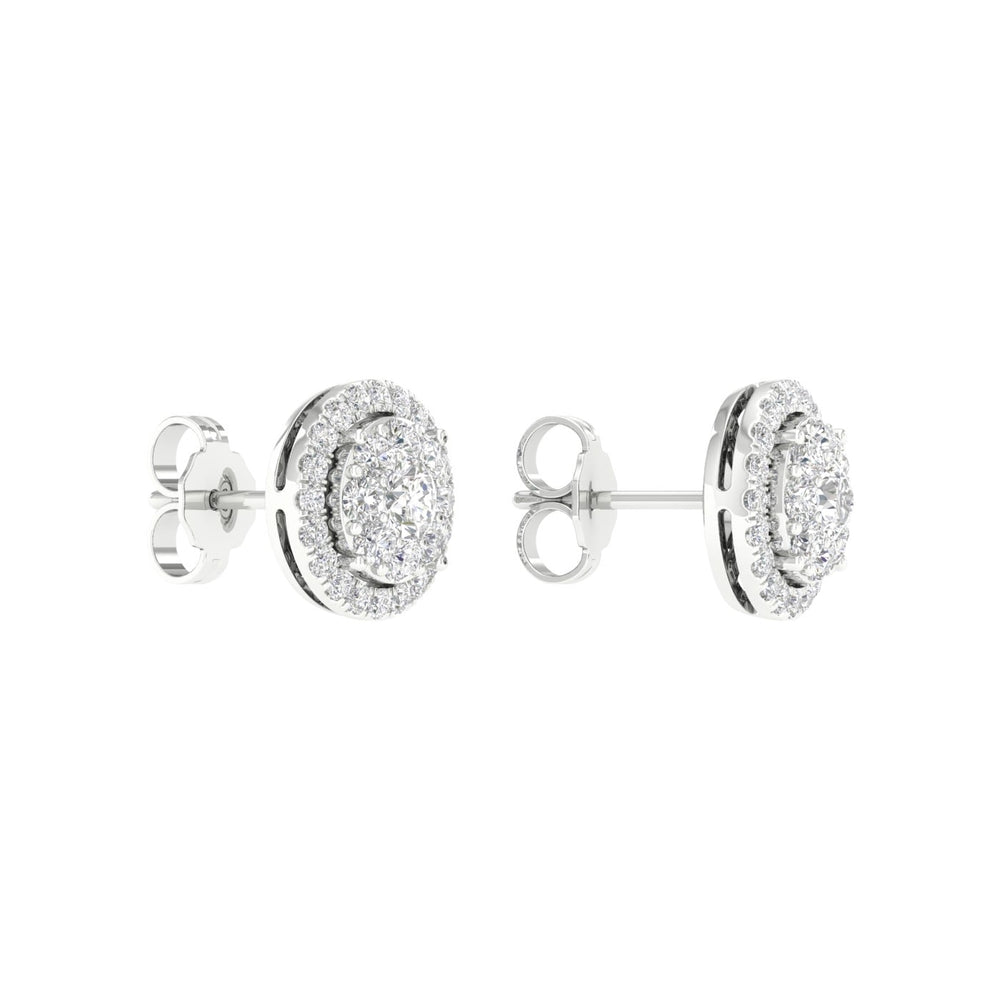 14K 1.00CT Lab Grown Earrings