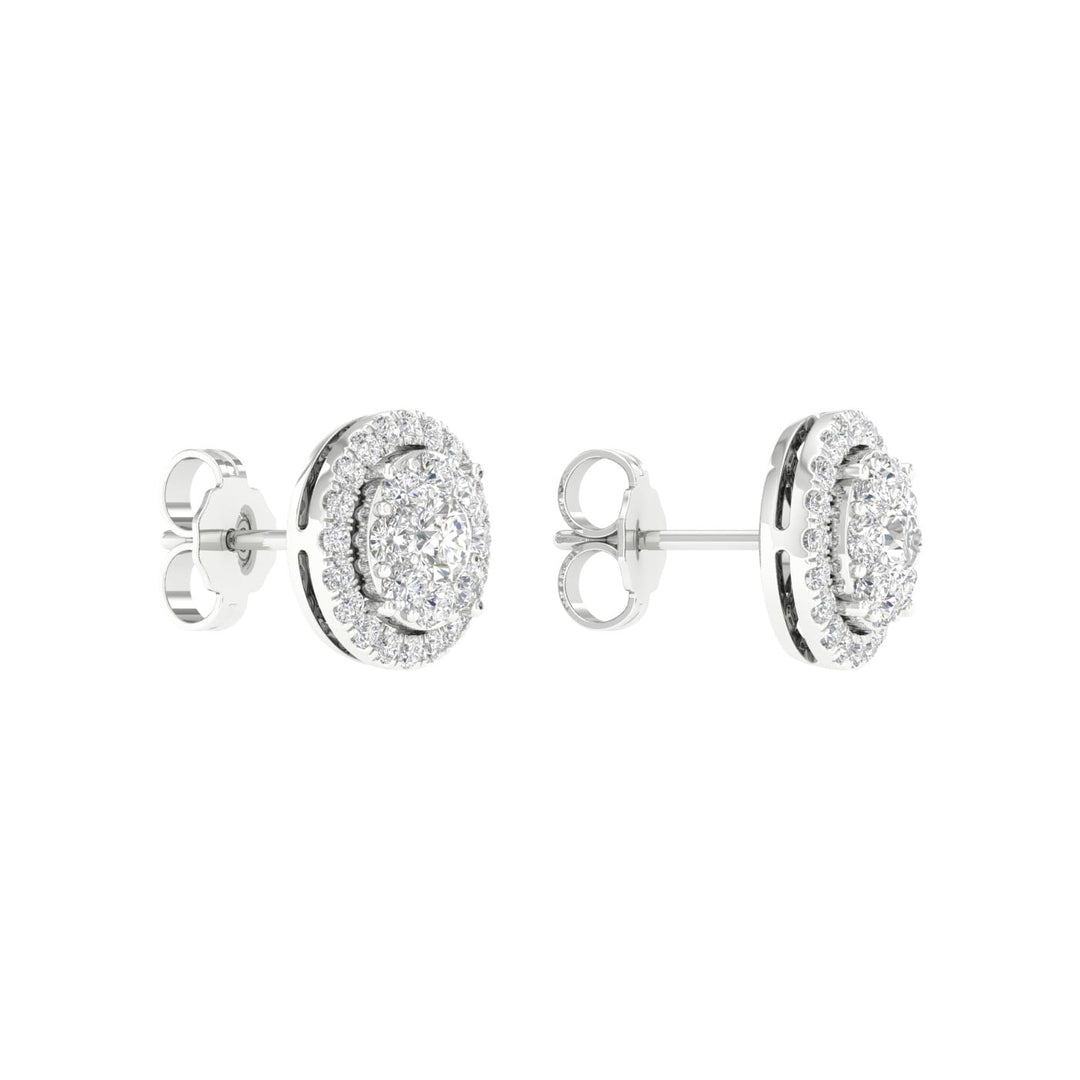 14K 1.00CT Lab Grown Earrings