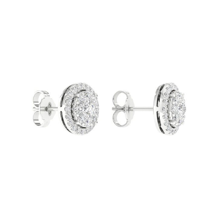 14K 1.00CT Lab Grown Earrings