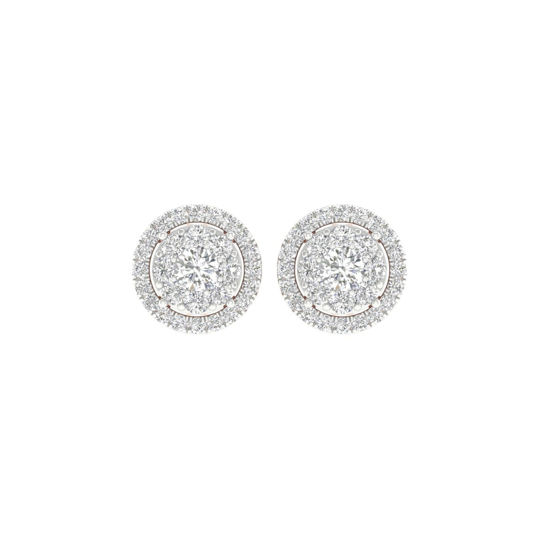 14K 1.00CT Lab Grown Earrings