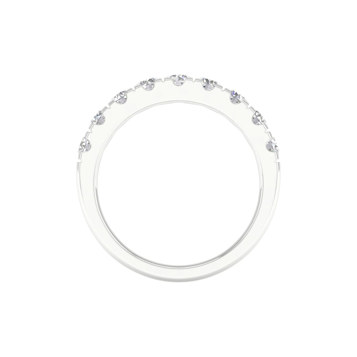 14K 1.00CT Certified Lab Grown Diamond Band