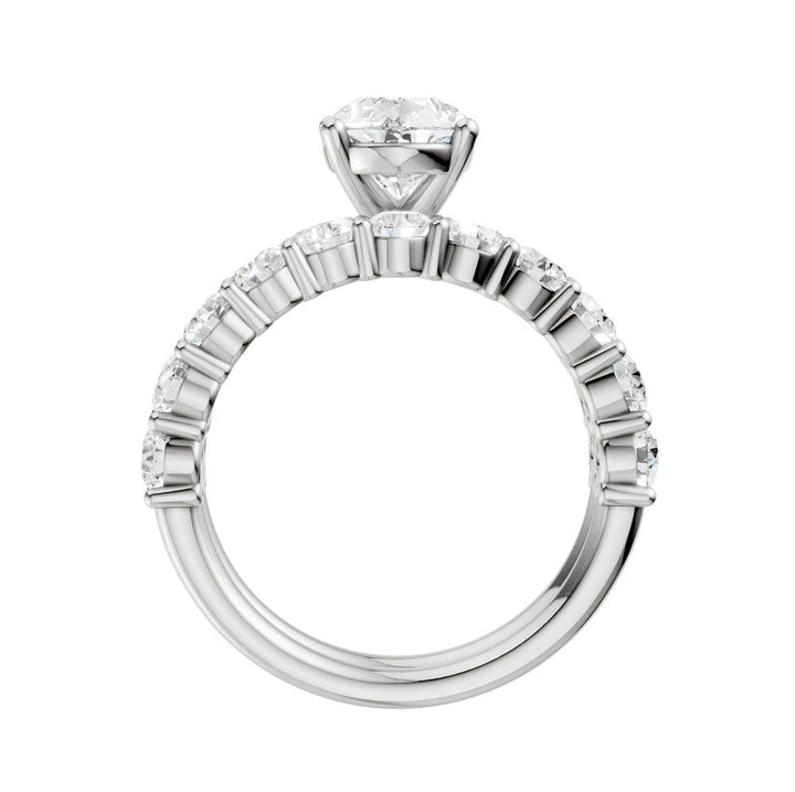 14K 4.00CT Diamond Bridal Set