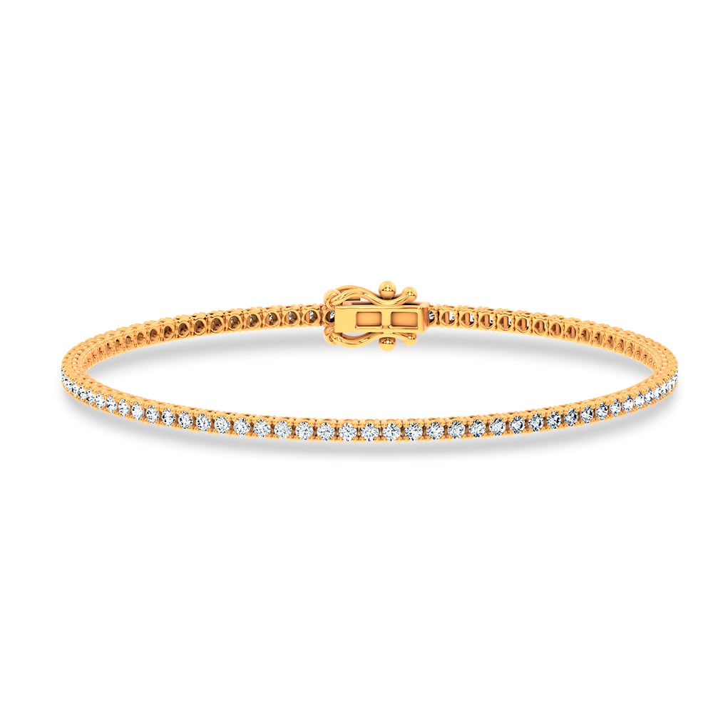 14K 1.00CT Certified Lab Grown  DIAMOND BRACELET