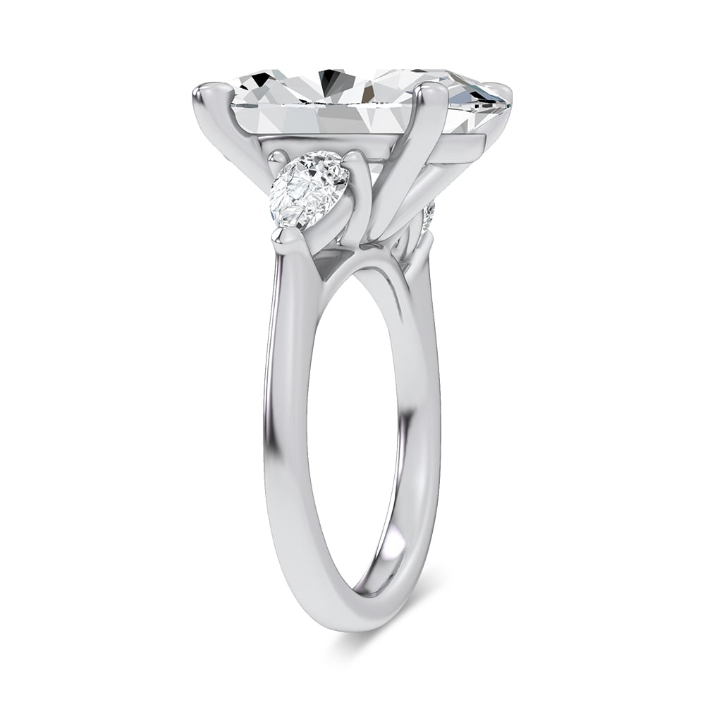 14K 7.80CT Certified Lab Grown Engagement Ring