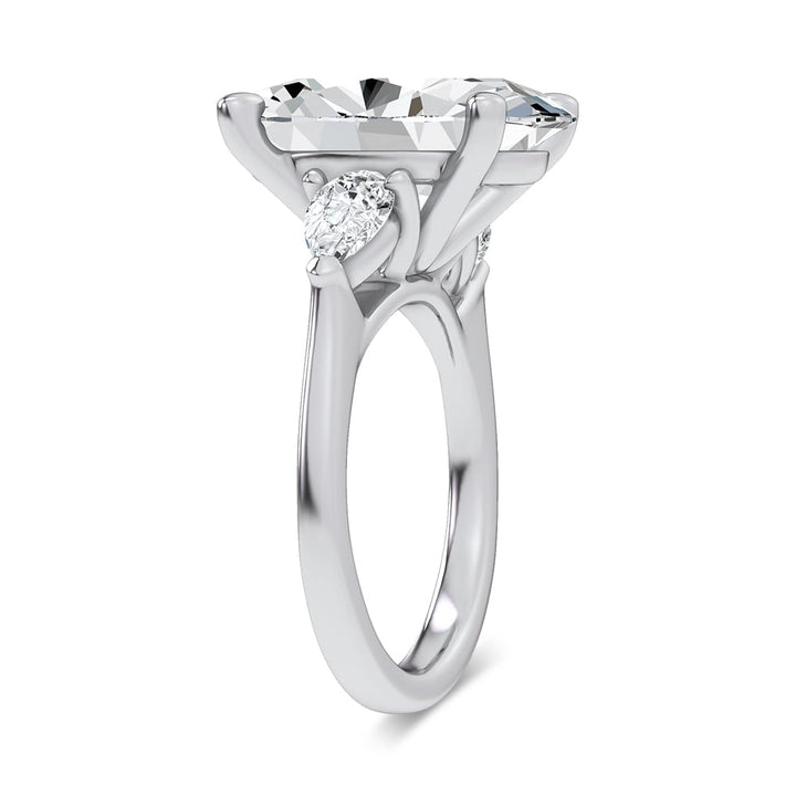 14K 7.80CT Certified Lab Grown Engagement Ring
