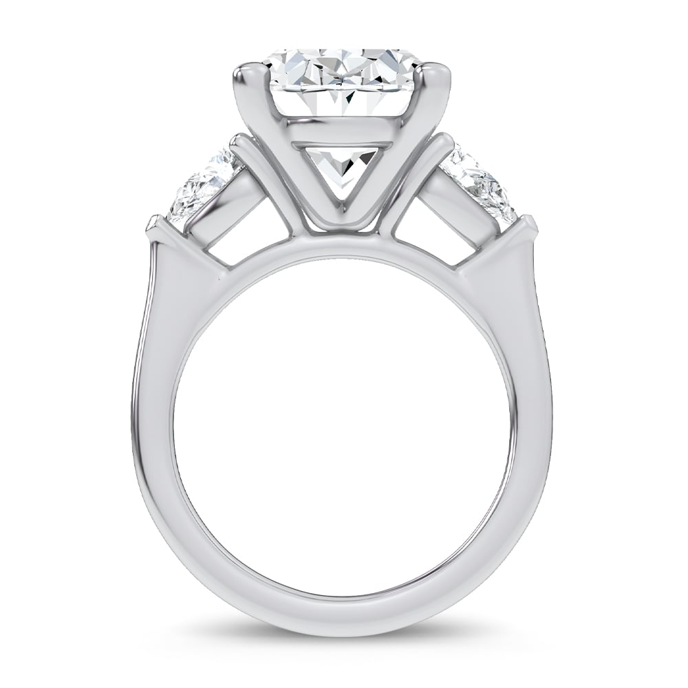 14K 7.80CT Certified Lab Grown Engagement Ring