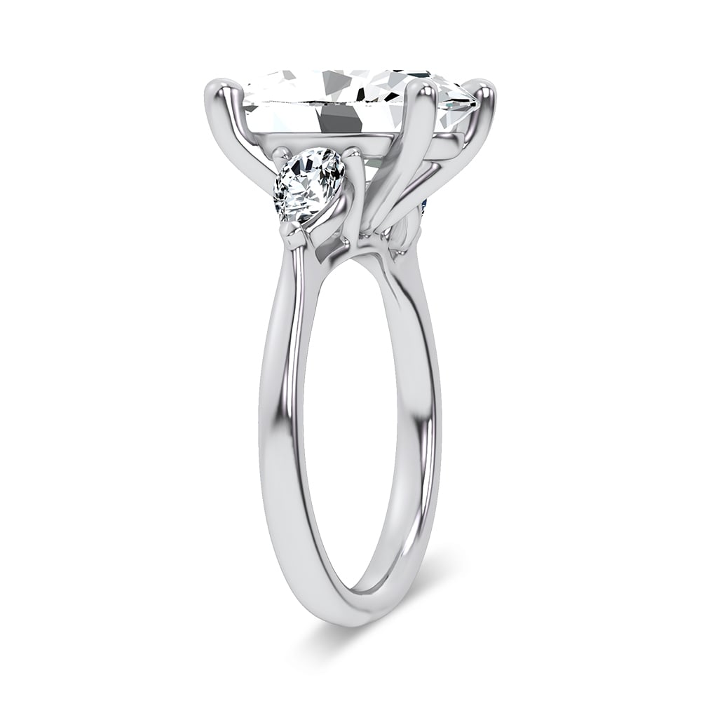 14K 6.61CT Certified Lab Grown Engagement Ring