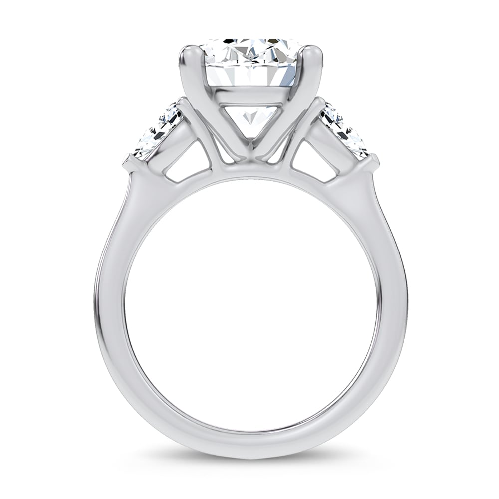14K 6.61CT Certified Lab Grown Engagement Ring