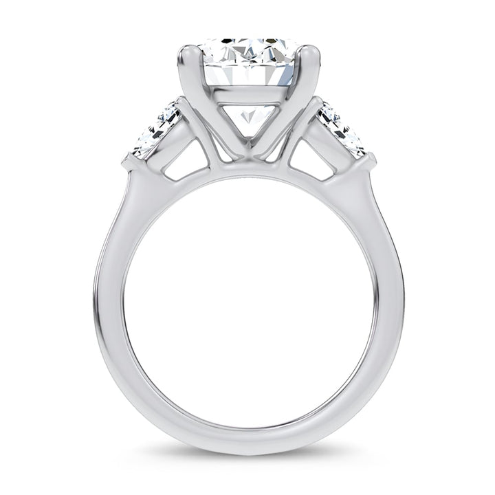 14K 6.61CT Certified Lab Grown Engagement Ring