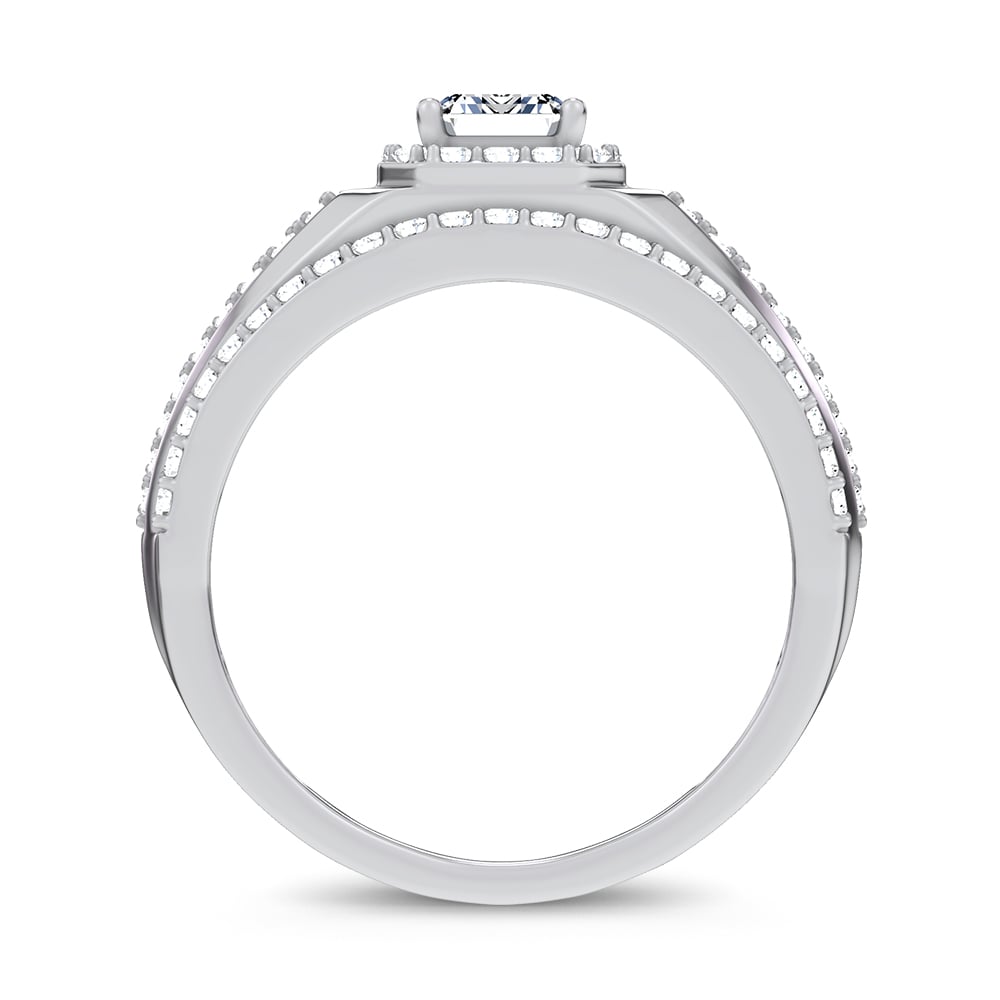 14K 2.00CT Certified Lab Grown Mens Ring