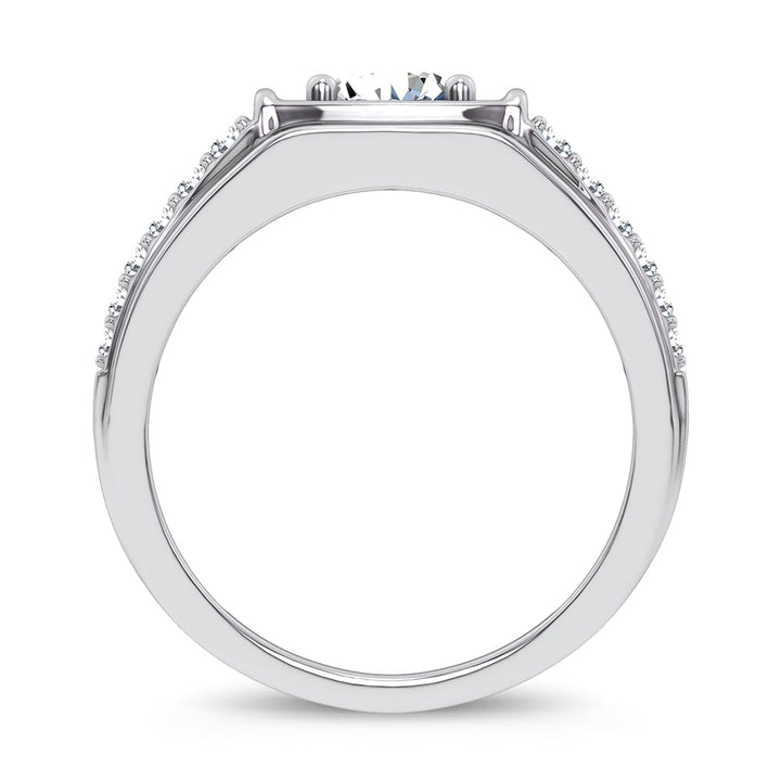 14K 2.00CT Certified Lab Grown Mens Ring