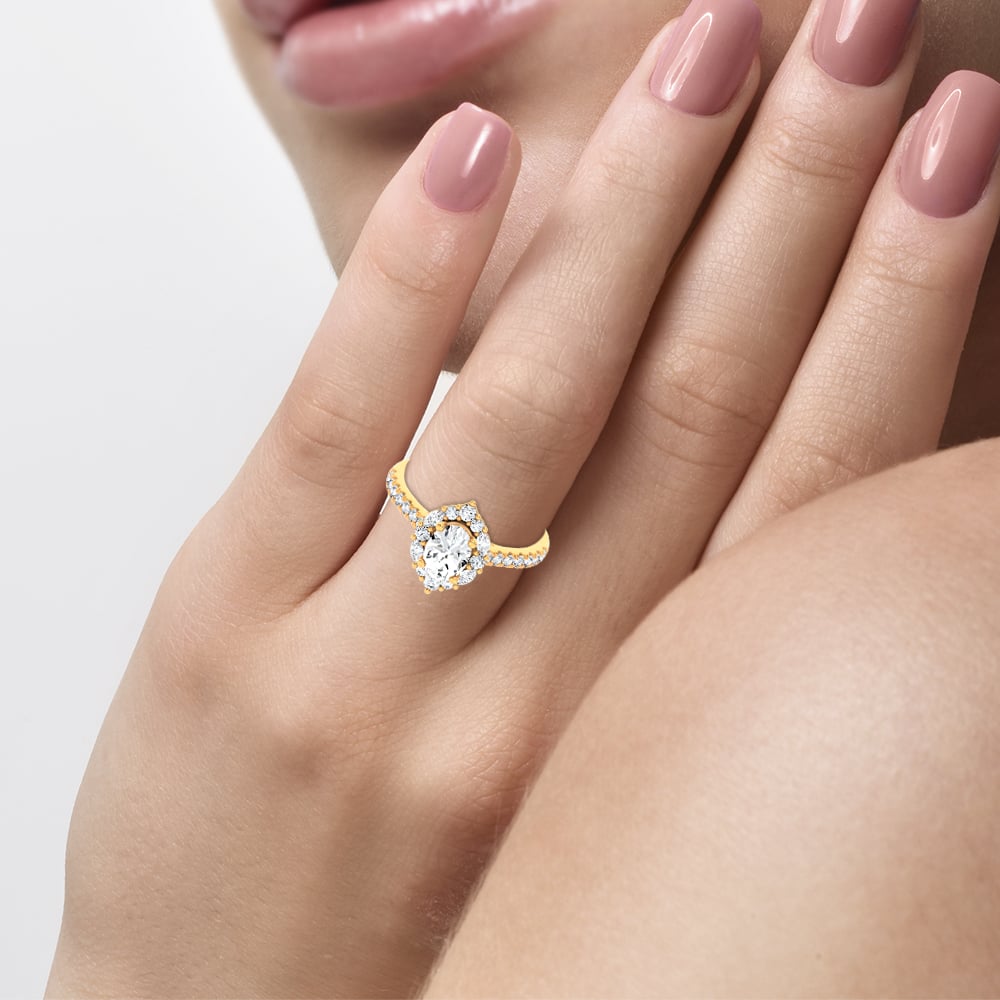 14K 1.40CT Certified Lab Grown DIAMOND RING