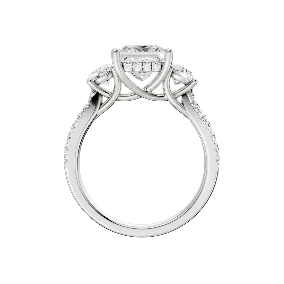 14K 4.00CT Lab Grown Diamond Engagement Ring