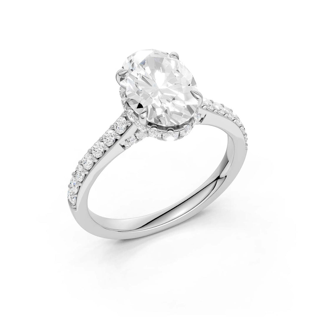 14K 2.50CT Lab Grown Diamond Engagement Ring