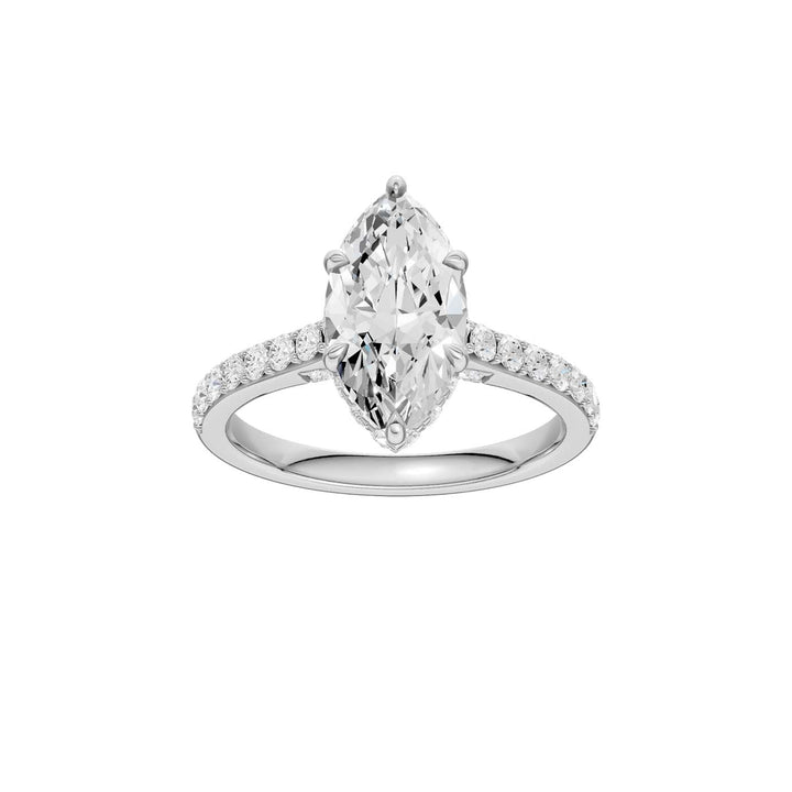 14K 2.50CT Lab Grown Diamond Engagement Ring