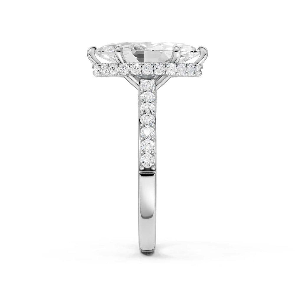 14K 3.50CT Lab Grown Diamond Engagement Ring