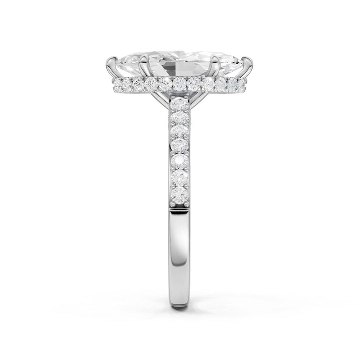 14K 3.50CT Lab Grown Diamond Engagement Ring