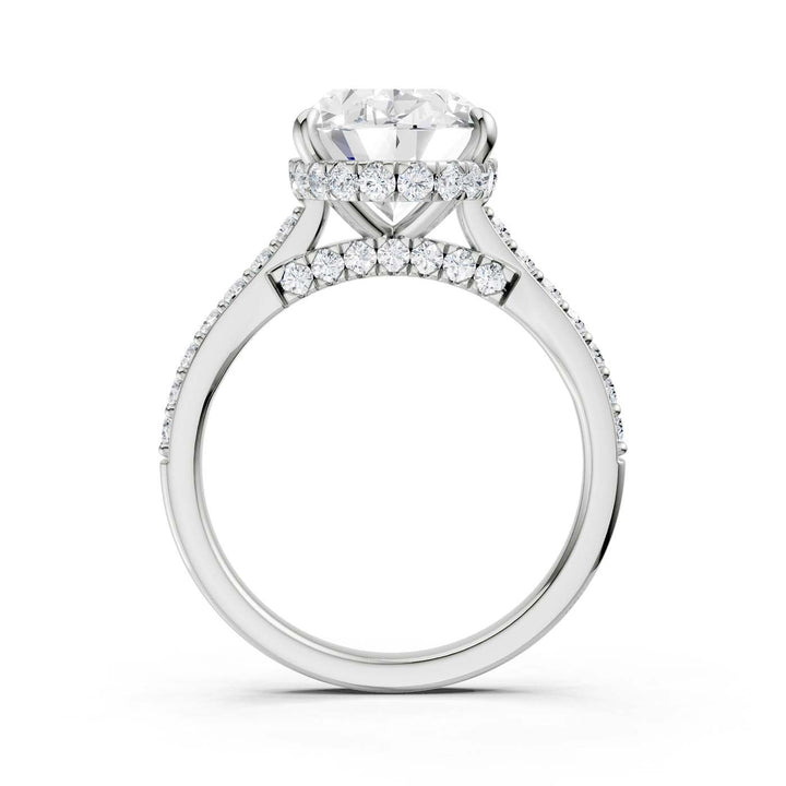 14K 4.50CT Lab Grown Diamond Engagement Ring