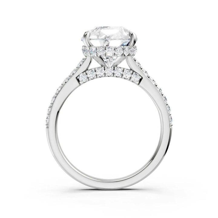 14K 4.50CT Lab Grown Diamond Engagement Ring