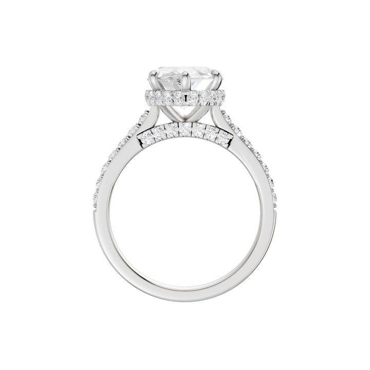 14K 4.50CT Lab Grown Diamond Engagement Ring