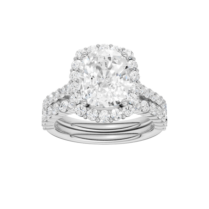 14K 4.00CT DIAMOND BRIDAL SET