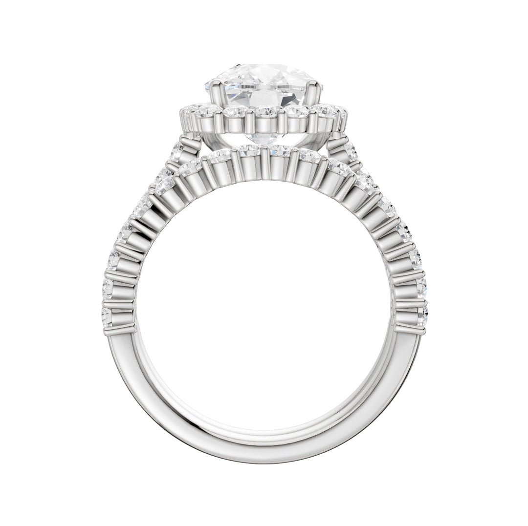 14K 4.00CT DIAMOND BRIDAL SET
