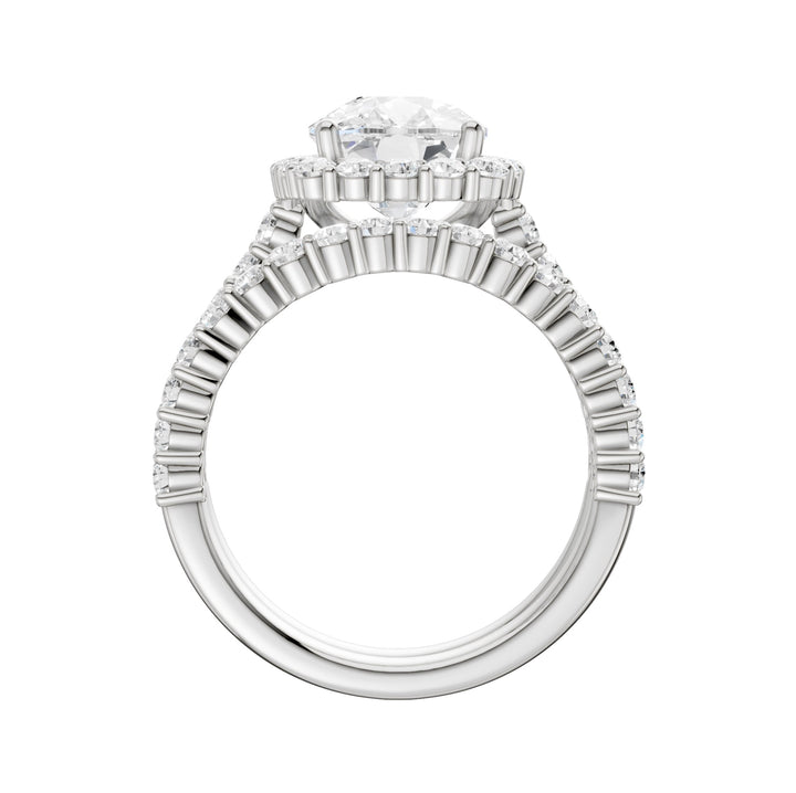 14K 4.00CT DIAMOND BRIDAL SET