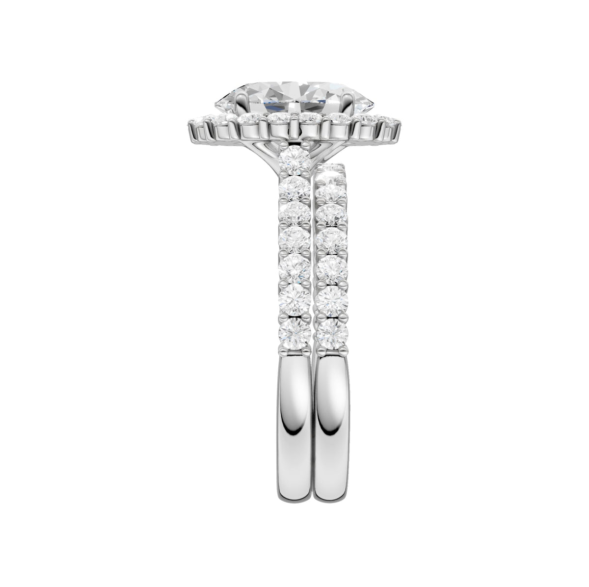 14K 3.00CT DIAMOND BRIDAL SET