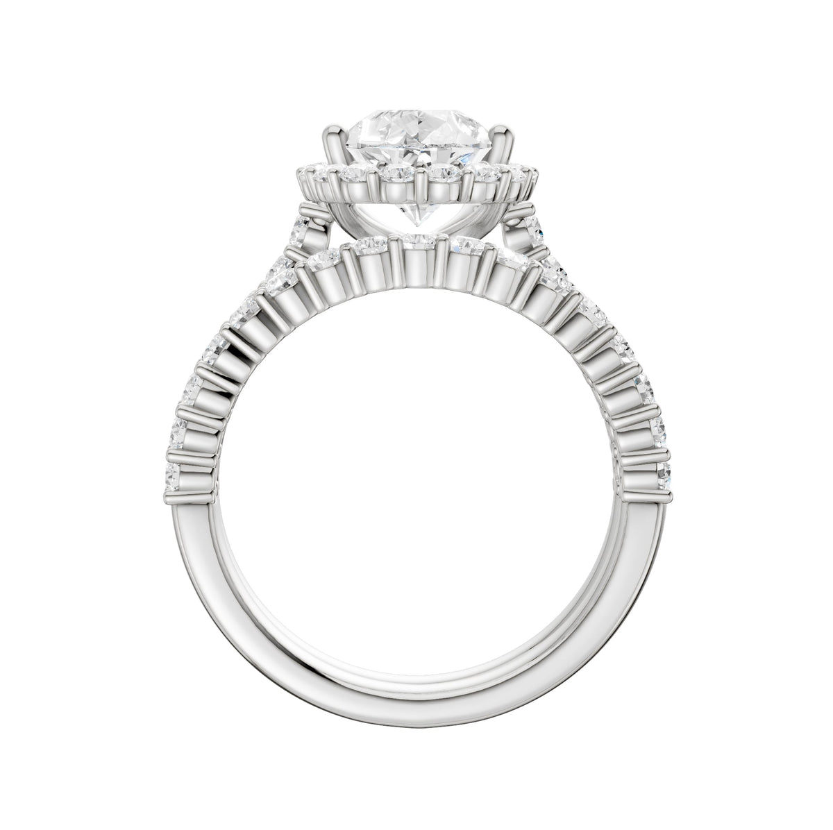 14K 3.00CT DIAMOND BRIDAL SET